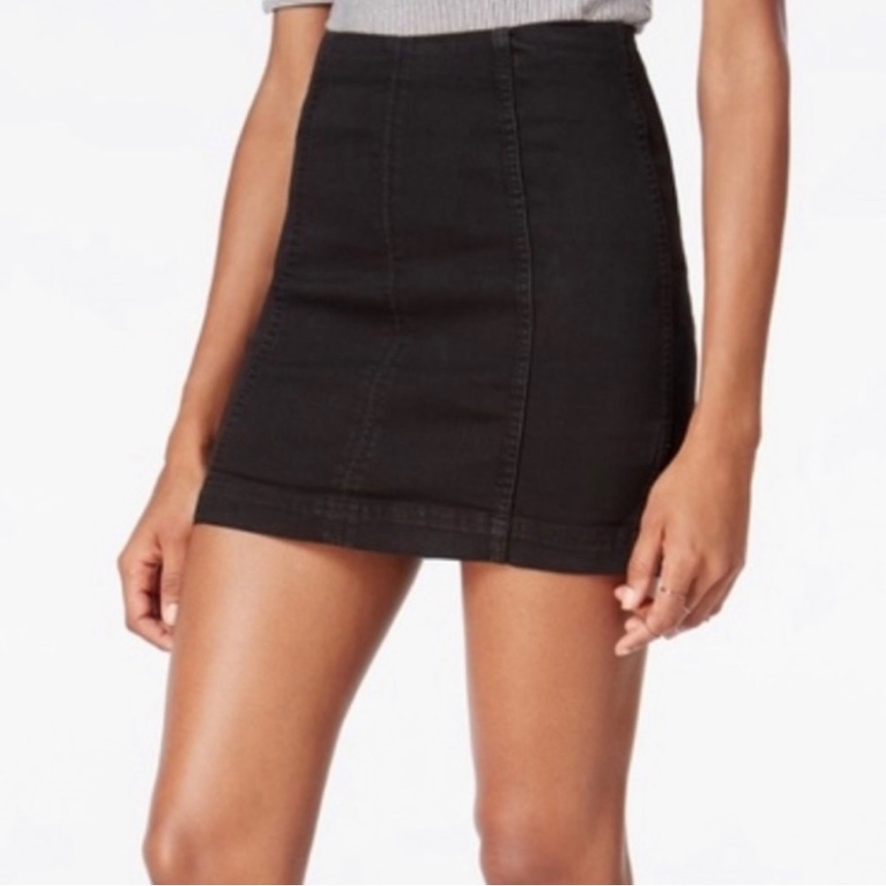 Black free people modern femme miniskirt